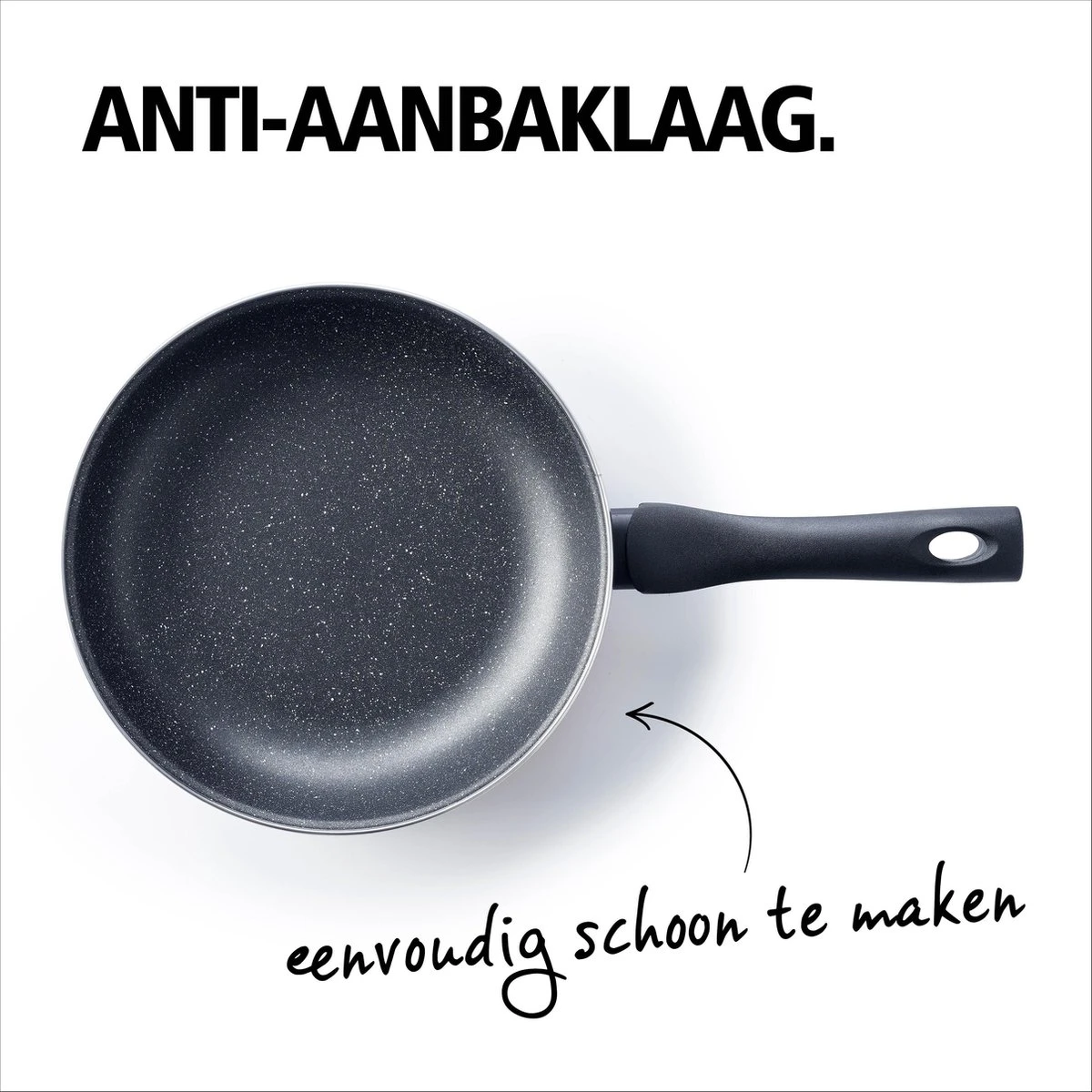 BRABANTIA LIVING Koekenpan - Ø 20 Cm - Antiaanbak - Inductie - Zwart 4 BRABANTIA LIVING Koekenpan - Ø 20 Cm - Antiaanbak - Inductie - Zwart - Afbeelding 2