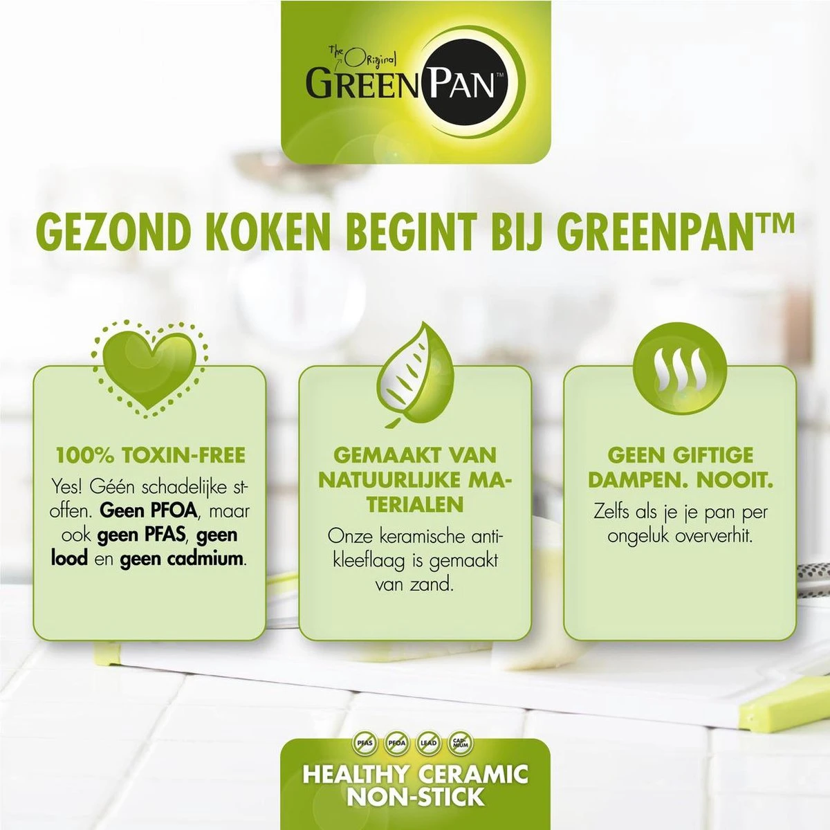 GreenPan Brussels Koekenpan 20cm - Zwart - Inductie - PFAS-vrij 6 GreenPan Brussels Koekenpan 20cm - Zwart - Inductie - PFAS-vrij - Afbeelding 4