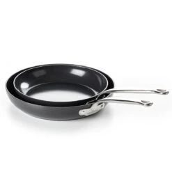 GreenPan Barcelona Infinity Pro Koekenpannenset Ø 24cm + Ø 28cm - Zwart - Inductie - PFAS-vrij -Thuiskeuken 1200x1200 815