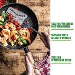 GreenChef Vintage Wokpan 28cm/3.7L - Zwart - Inductie - PFAS-vrij -Thuiskeuken 1200x1200 821