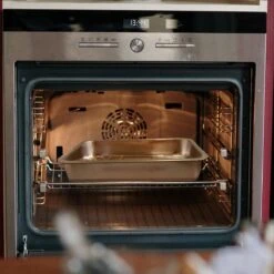 YUGN Braadslede Ovenschaal Braadslee Oven - Braadslede Met Rooster Voor Ovengerechten - Roestvrijstaal En 36x27x7CM - Cadeau Tip -Thuiskeuken 1200x1200 835