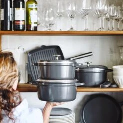 GreenPan Featherweights Braadpan 22cm - Zwart - Inductie - PFAS-vrij 14 GreenPan Featherweights Braadpan 22cm - Zwart - Inductie - PFAS-vrij -Thuiskeuken 1200x1200 882