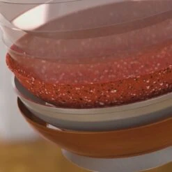 Livington Copper & Stone Pan - 24cm Koekenpan- Anti-aanbaklaag En Krasbestendig - Graniet Look - Binnenste Steenlaag Voor Perfecte Warmteverdeling - Geschikt Voor Ceran, Gas, Elektrisch, Inductie -Thuiskeuken 1200x1200 918