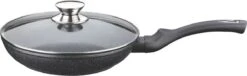 Cheffinger Koekenpan - Met Deksel - Marmeren Coating - 26 Cm - Zwart -Thuiskeuken 1200x369