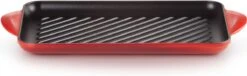 Le Creuset - Gietijzeren Grillplaat - 32x22cm - Kersenrood -Thuiskeuken 1200x370 1
