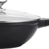 Luxe Swiss Wokpan - Ø 28 Cm - Marmeren Coating - Inductie - Met Glazen Deksel - Zwart 1 Luxe Swiss Wokpan - Ø 28 Cm - Marmeren Coating - Inductie - Met Glazen Deksel - Zwart -Thuiskeuken 1200x424 3