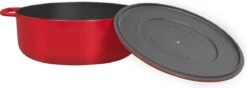 Combekk Sous Chef Gietijzeren Braadpan - 28cm - Rood -Thuiskeuken 1200x428