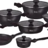 Royal Swiss® Pannenset - 33 Delig - Keramisch - Inductie - Afneembare Handgrepen - Geschikt Voor Oven - Zwart 2 Royal Swiss® Pannenset - 33 Delig - Keramisch - Inductie - Afneembare Handgrepen - Geschikt Voor Oven - Zwart -Thuiskeuken 1200x450 1