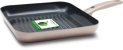 GreenPan Cambridge Inductie Grillpan - Ø 28 Cm - PFAS-vrij - Brons -Thuiskeuken 1200x488 2