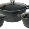 Cheffinger Steelpan Set 6-delig - 20-24-28cm - Zwart 1 Cheffinger Steelpan Set 6-delig - 20-24-28cm - Zwart -Thuiskeuken 1200x492 2