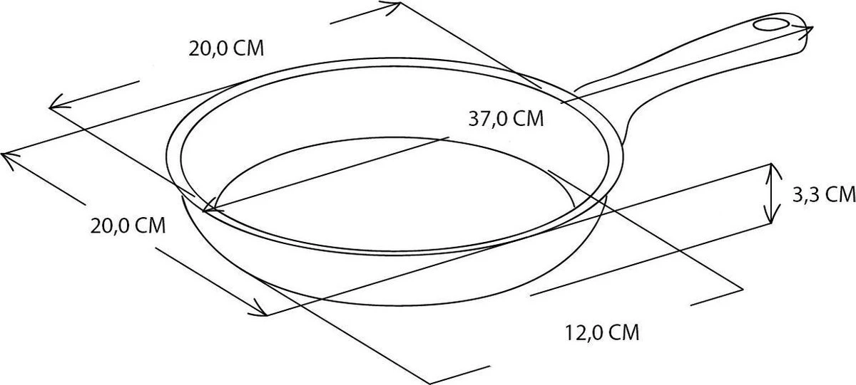 DeBuyer Mineral B Element Koekenpan - Ø 20 Cm 5 DeBuyer Mineral B Element Koekenpan - Ø 20 Cm - Afbeelding 3