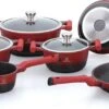 Herenthal Pannenset Inductie - Luxe 10-delige Koekenpan Inductie - Voor Alle Warmtebronnen - Pannen Met Glazen Deksels En Koudgrepen - Rood / Zwart- 6 Pannen 1 Herenthal Pannenset Inductie - Luxe 10-delige Koekenpan Inductie - Voor Alle Warmtebronnen - Pannen Met Glazen Deksels En Koudgrepen - Rood / Zwart- 6 Pannen -Thuiskeuken 1200x580