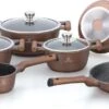 Herenthal Inductie Pannenset- Luxe 10-delige Koekenpannenset - Voor Alle Warmtebronnen - Met Glazen Deksels - Koper -Thuiskeuken 1200x591