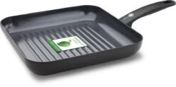 GreenPan Cambridge Grillpan 28cm - Zwart - Inductie - PFAS-vrij -Thuiskeuken 1200x599 3