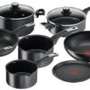 TEFAL YY4390FA Pannenset 10-delig ONBEPERKT - Antiaanbaklaag - Alle Kookplaten Inclusief Inductie - Krasbestendig - Thermo-Signal 1 TEFAL YY4390FA Pannenset 10-delig ONBEPERKT - Antiaanbaklaag - Alle Kookplaten Inclusief Inductie - Krasbestendig - Thermo-Signal -Thuiskeuken 1200x604 1