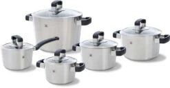 BK Conical Cool Glas Pannenset - 5-delig - Glazen Deksels - Geschikt Voor Alle Warmtebronnen -Thuiskeuken 1200x620 2