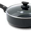 GreenPan Cambridge Hapjespan Met Deksel 24cm - Zwart - Inductie - PFAS-vrij -Thuiskeuken 1200x621 5