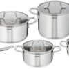Tefal Virtuoso Pannenset 5 Delig - Hoge Kookpan Ø 22 Cm + Steelpan Ø 16 Cm + Kookpannen Ø 18/20/24 Cm -Thuiskeuken 1200x629 1