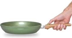 Just Vegan Koekenpan ECO Met Afneembaar Handvat 20 Cm Aluminium Groen -Thuiskeuken 1200x646
