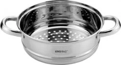 Kinghoff 1536 - Inzet Stoompan - Groentestomer - Vleesstomer - Ø24 X 8.5 Cm -Thuiskeuken 1200x648 4