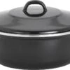 Lite-Body - Emaille - Magnus Braadpan 28cm/3,5l Met Deksel - Inductie - Zwart 2 Lite-Body - Emaille - Magnus Braadpan 28cm/3,5l Met Deksel - Inductie - Zwart -Thuiskeuken 1200x652 6