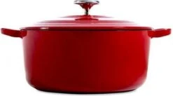 BK Bourgogne Braadpan Ø 24 Cm - Rood - Gietijzer - Inductie -Thuiskeuken 1200x666 10