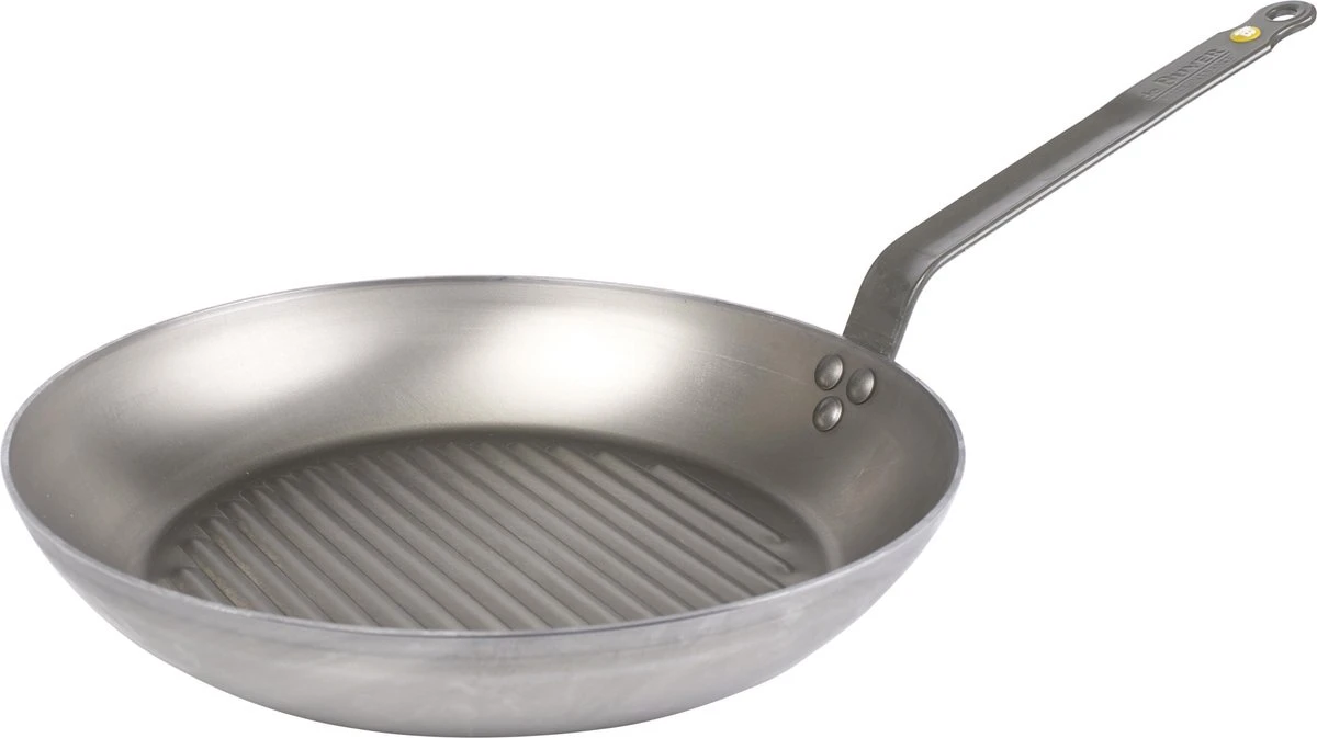 DeBuyer Mineral B Element Grillpan - Ø 32 Cm 6 DeBuyer Mineral B Element Grillpan - Ø 32 Cm - Afbeelding 4