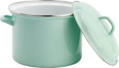 Lite-Body Soeppan / Stamppotpan Met Deksel - Ø 22 Cm/ 6ltr - Emaille - Mintgroen 7 Lite-Body Soeppan / Stamppotpan Met Deksel - Ø 22 Cm/ 6ltr - Emaille - Mintgroen -Thuiskeuken 1200x684