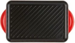 Le Creuset - Gietijzeren Grillplaat - 32x22cm - Kersenrood -Thuiskeuken 1200x685 2