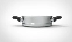 Royal Swiss Snelkookpan / Couscous Pan - 2 In 1 - 10 Liter - Ø 26 Cm - RVS - Inductie - Automatische Sluiting -Thuiskeuken 1200x693 4