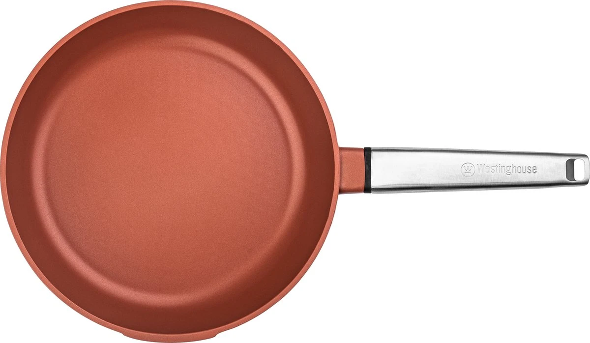 Westinghouse Performance Series - Koekenpan Inductie 28cm - Oven Geschikt - Rood - Geschikt Voor Alle Warmtebronnen 4 Westinghouse Performance Series - Koekenpan Inductie 28cm - Oven Geschikt - Rood - Geschikt Voor Alle Warmtebronnen - Afbeelding 2