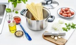 BK Flow Cool Pannenset - 9-delig - Veilig Afgietsysteem - Inductie -Thuiskeuken 1200x720