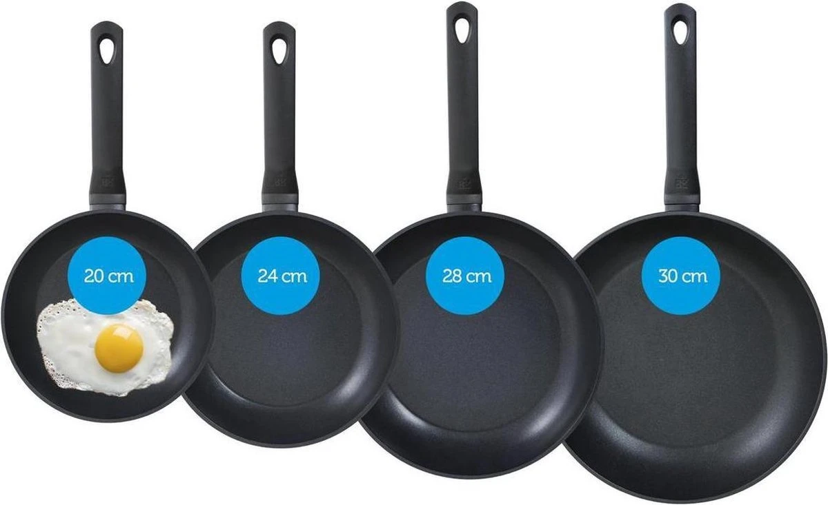BK Easy Basic Ceramic Koekenpan Ø 20 Cm - Anti-aanbak - PFAS-vrij - Krasvast 4 BK Easy Basic Ceramic Koekenpan Ø 20 Cm - Anti-aanbak - PFAS-vrij - Krasvast - Afbeelding 2