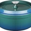 Sola Braadpan Gietijzer - Ø 24 Cm - Blauw/groen - Gietijzer - Extra Zware Bodem -Thuiskeuken 1200x733 3