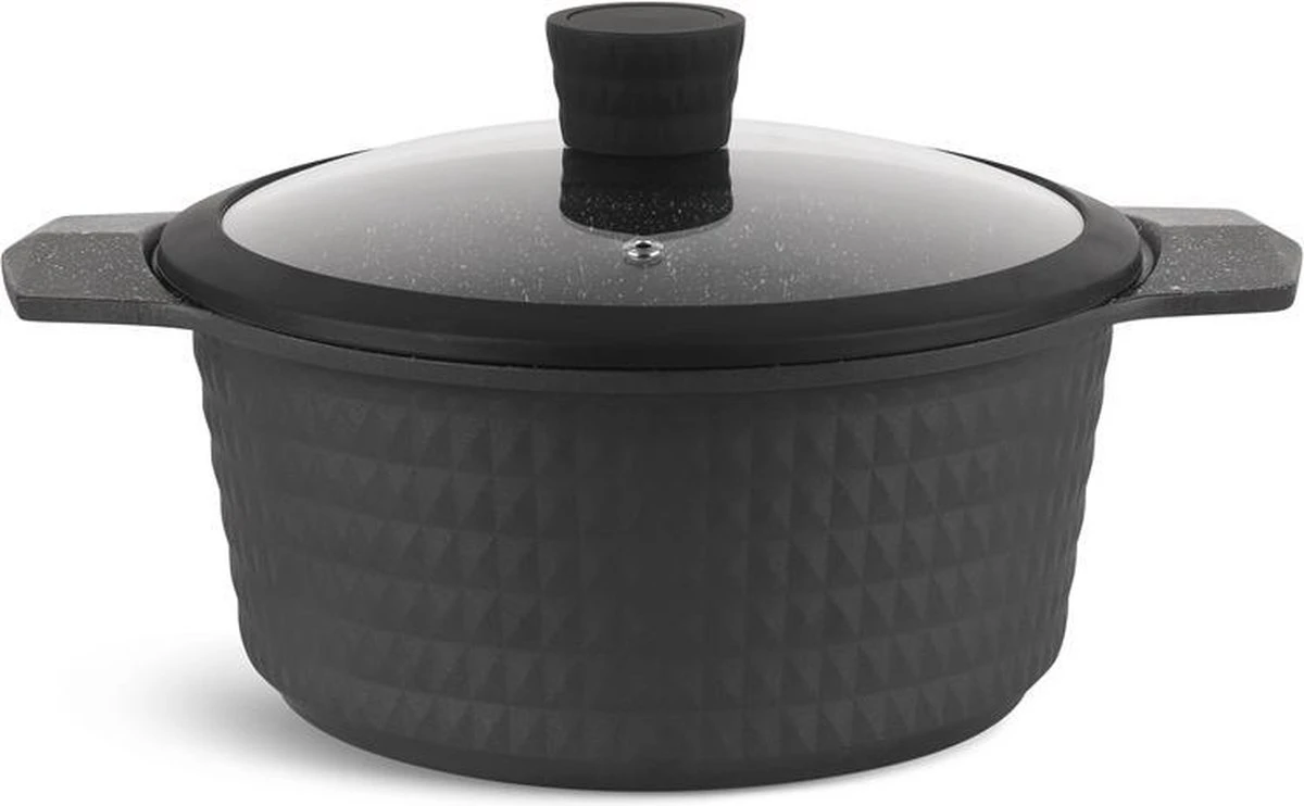 Edënbërg Gray Line - 15-delige Luxe Pannenset Van Gesmeed Aluminium 7 Edënbërg Gray Line - 15-delige Luxe Pannenset Van Gesmeed Aluminium - Afbeelding 5