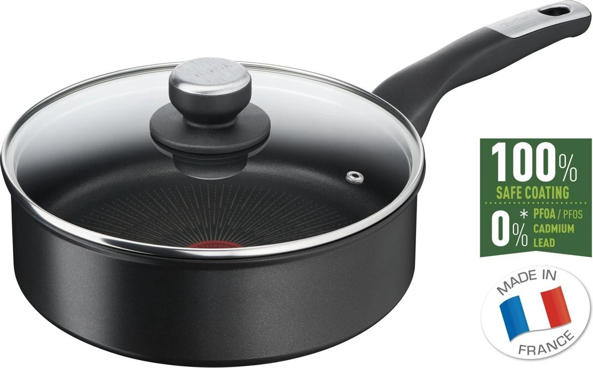 Tefal Unlimited Hapjespan - Ø 24 Cm + Deksel 6 Tefal Unlimited Hapjespan - Ø 24 Cm + Deksel - Afbeelding 4