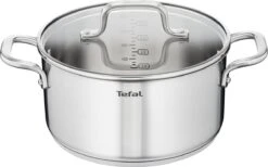 Tefal Virtuoso Pannenset 5 Delig - Hoge Kookpan Ø 22 Cm + Steelpan Ø 16 Cm + Kookpannen Ø 18/20/24 Cm -Thuiskeuken 1200x749 1