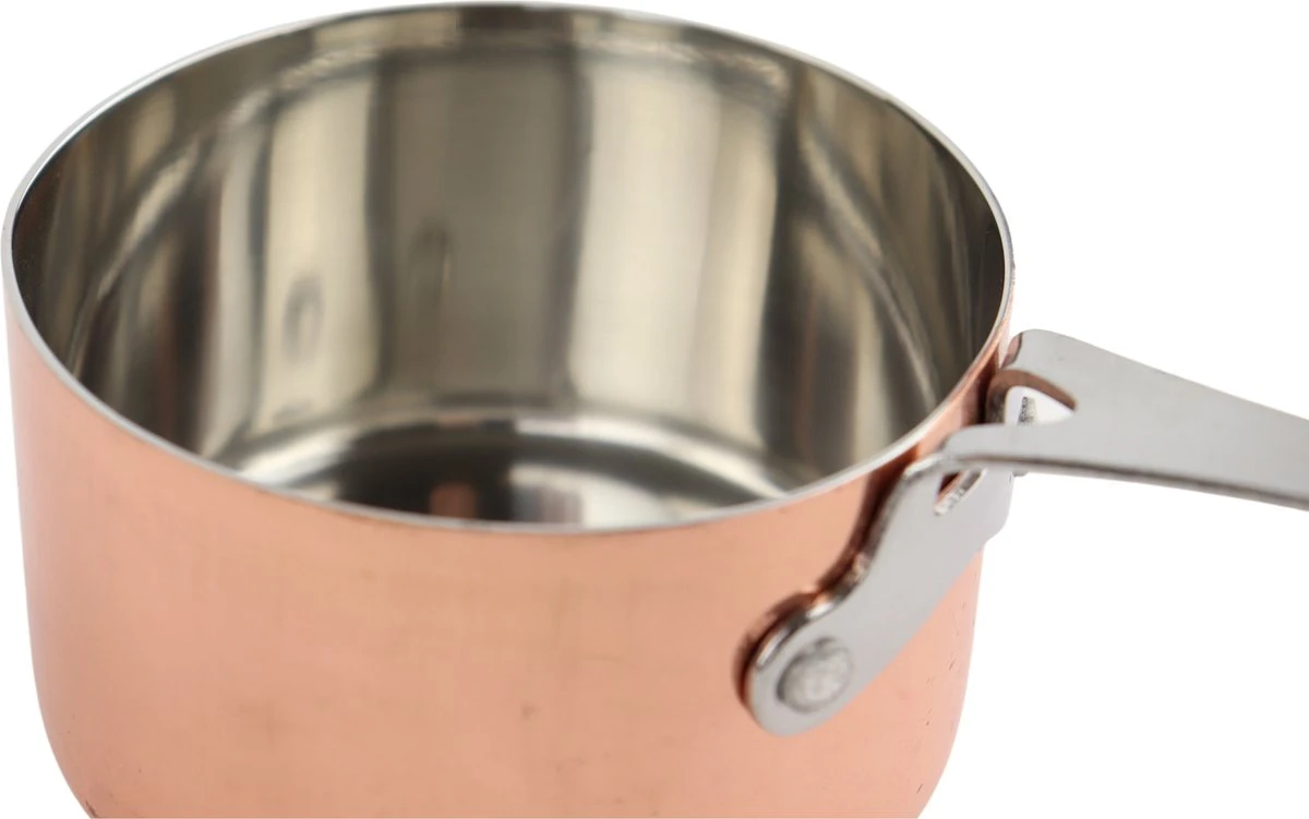 Orange85 Sauspan - Koper - 5x8,5cm - Staal 5 Orange85 Sauspan - Koper - 5x8,5cm - Staal - Afbeelding 3