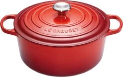 Le Creuset Signature Braadpan - 4,2 L - 24 Cm - Kersenrood 25 Le Creuset Signature Braadpan - 4,2 L - 24 Cm - Kersenrood -Thuiskeuken 1200x753 9