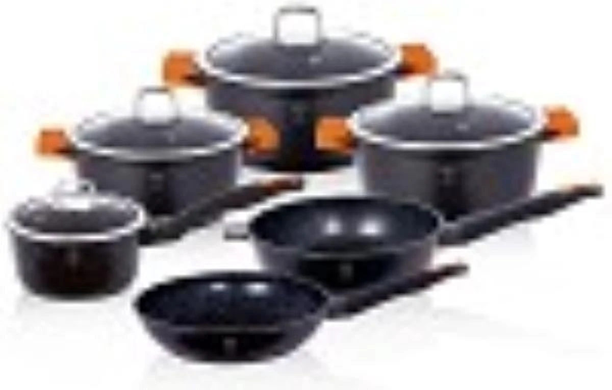 BerlingerHaus Luxe Set Van 6 Pannen Met 4 Deksels - Pannenset Inductie 4 BerlingerHaus Luxe Set Van 6 Pannen Met 4 Deksels - Pannenset Inductie - Afbeelding 2