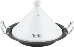Teffo Tajine 30cm Wit - Zwart