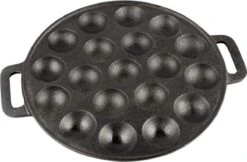YUGN BLACK Poffertjespan Poffertjesmaker 6 Delige Set - 19 Poffertjes Incl Doseerfles Kwast Poffertjesvork Siliconen Ovenwanten - Platte Onderkant Poffertjespan Inductie Poffertjespan Elektrisch - Cadeau Tip -Thuiskeuken 1200x785 1