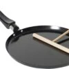 Zwarte Pannenkoekenpan/crepepan 24 Cm Met Anti-aanbak Laag En Houten Beslag Verdeler - Pannenkoeken/crepes - Koken -Thuiskeuken 1200x785