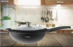 Chefflinger Wokpan - Antiaanbak - 32cm -Thuiskeuken 1200x787 2