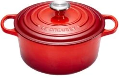 Le Creuset Gietijzeren Braadpan - 26cm 5,3 L - Kersenrood -Thuiskeuken 1200x792 2