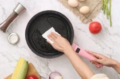 Royalty Line Inductie Pannenset - Luxe 14-delige Pannenset Marmeren Coating - Pannen Met Afneembare Handvaten - Oven-Ready - PFAS-Vrij - Voor Alle Warmtebronnen - Afneembare Koudgrepen - Antiaanbaklaag - Koekenpan Met Glazen Deksels - Roze -Thuiskeuken 1200x799 100