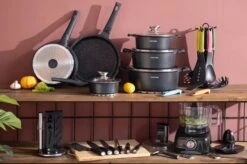 Swiss Pro+ - SWP41D22 - Pannenset 41 Delig - Foodprocessor - Messenblok 8 Delig - Kookgerei Set Met Houder 7 Delig - Starters Pakket - 2022 Serie - Limited Edition -uitzet 20 Swiss Pro+ - SWP41D22 - Pannenset 41 Delig - Foodprocessor - Messenblok 8 Delig - Kookgerei Set Met Houder 7 Delig - Starters Pakket - 2022 Serie - Limited Edition -uitzet -Thuiskeuken 1200x799 117