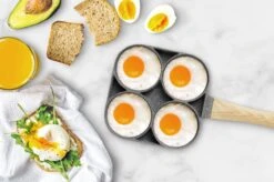 Magnani - Eierpan - 4 Bakplaten Van ⌀ 8 Cm - Voor Gas- En Elektrische Kookplaten - Aluminium - Houten Handvat - 38 X 18.7 X 2 Cm -Thuiskeuken 1200x799 58