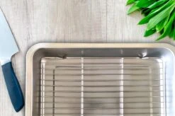 YUGN Braadslede Ovenschaal Braadslee Oven - Braadslede Met Rooster Voor Ovengerechten - Roestvrijstaal En 36x27x7CM - Cadeau Tip -Thuiskeuken 1200x799 62