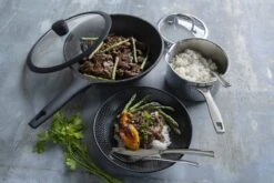 Sola Wokpan Fair Cooking - Ø 30 Cm - Zwart/wit - Aluminium - Antiaanbaklaag -Thuiskeuken 1200x800 193